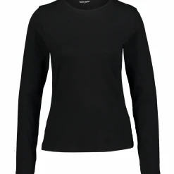 basic long sleeved tee, langermet t-skjorte, dame