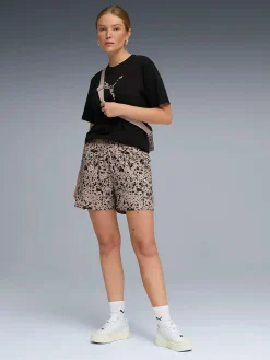 ess graphic animal high-rise aop woven shorts 4