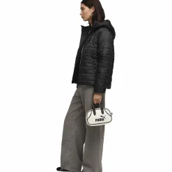 ess hooded padded jacket w