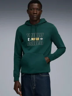 ess logo lab holiday hoodie m