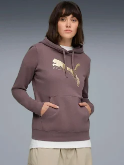 ess metallic hoodie w