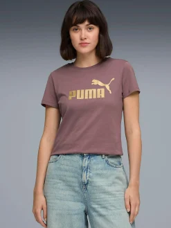 ess metallic tee logo w