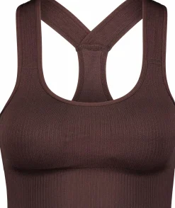 ribbed seamless bra w