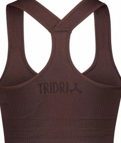 ribbed seamless bra w