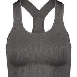 ribbed seamless bra w