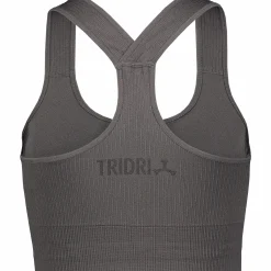 ribbed seamless bra w