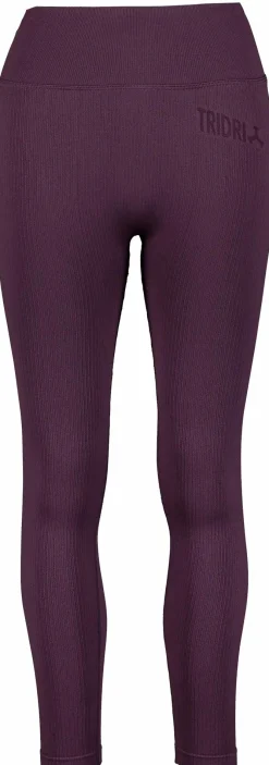 ribbed seamless tights w