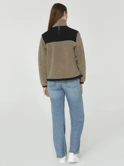 w gale pile half zip