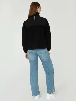 w gale pile half zip